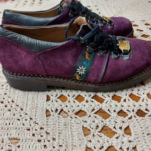 Kandahar Swiss suede leather clunky shoes